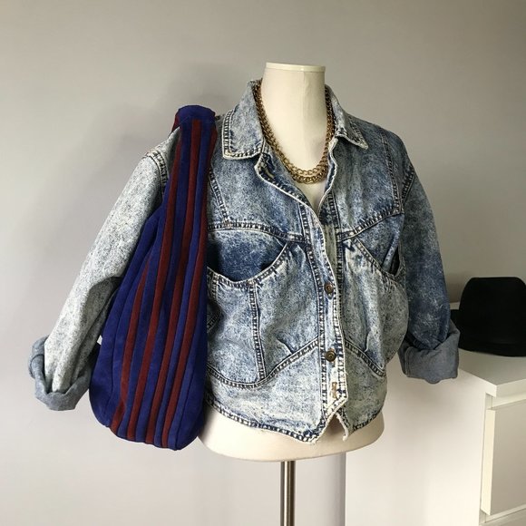 Alberta DiCanio Blue Leather Handbag - Picture 1 of 8